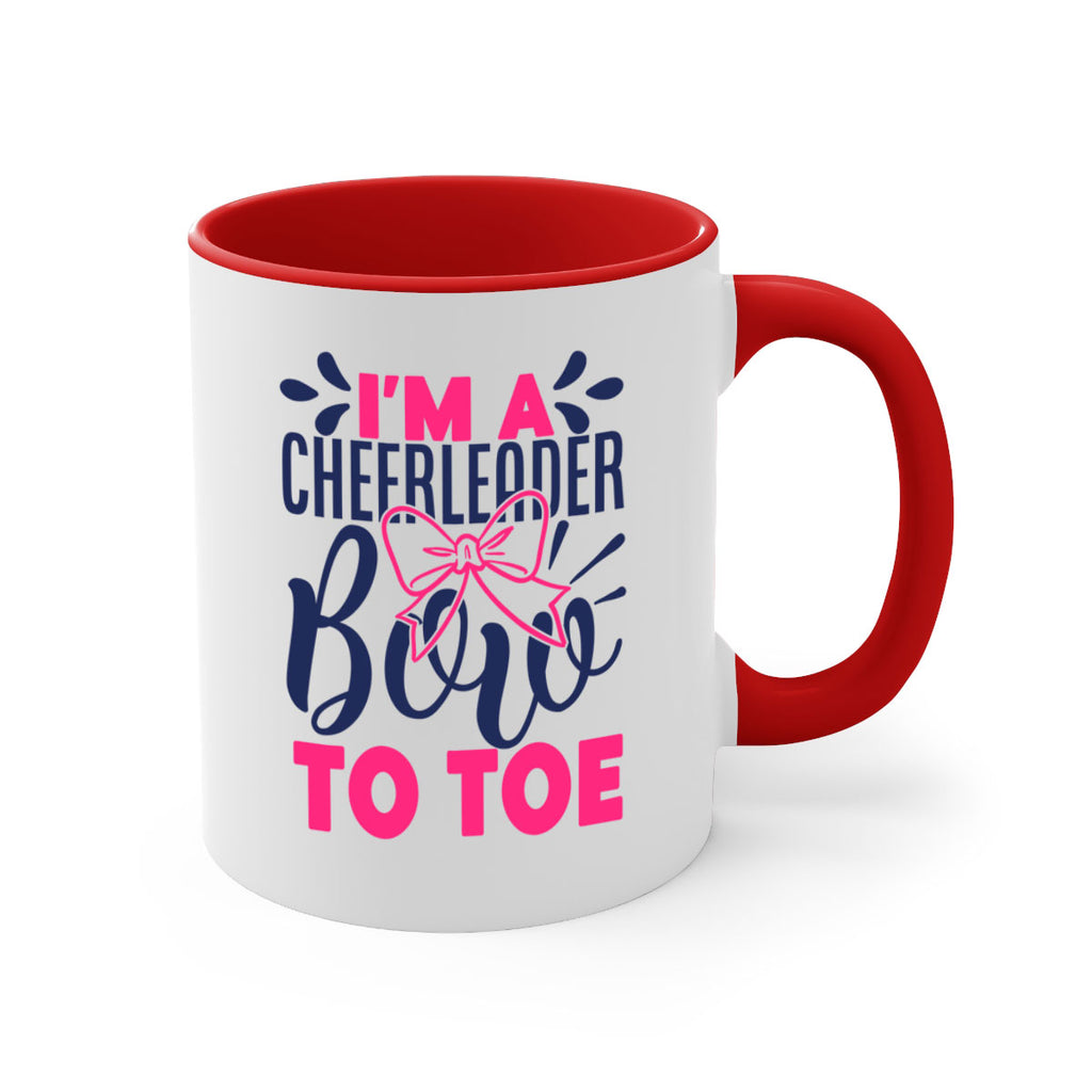 im a cheerleader bow to toe 1742#- cheer-Mug / Coffee Cup