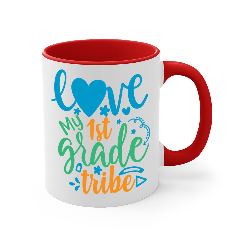 love my 1st grade tribe 16#- First Grade-Mug / Coffee Cup