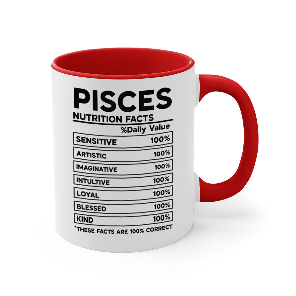pisces Nutrition Facts 367#- zodiac-Mug / Coffee Cup
