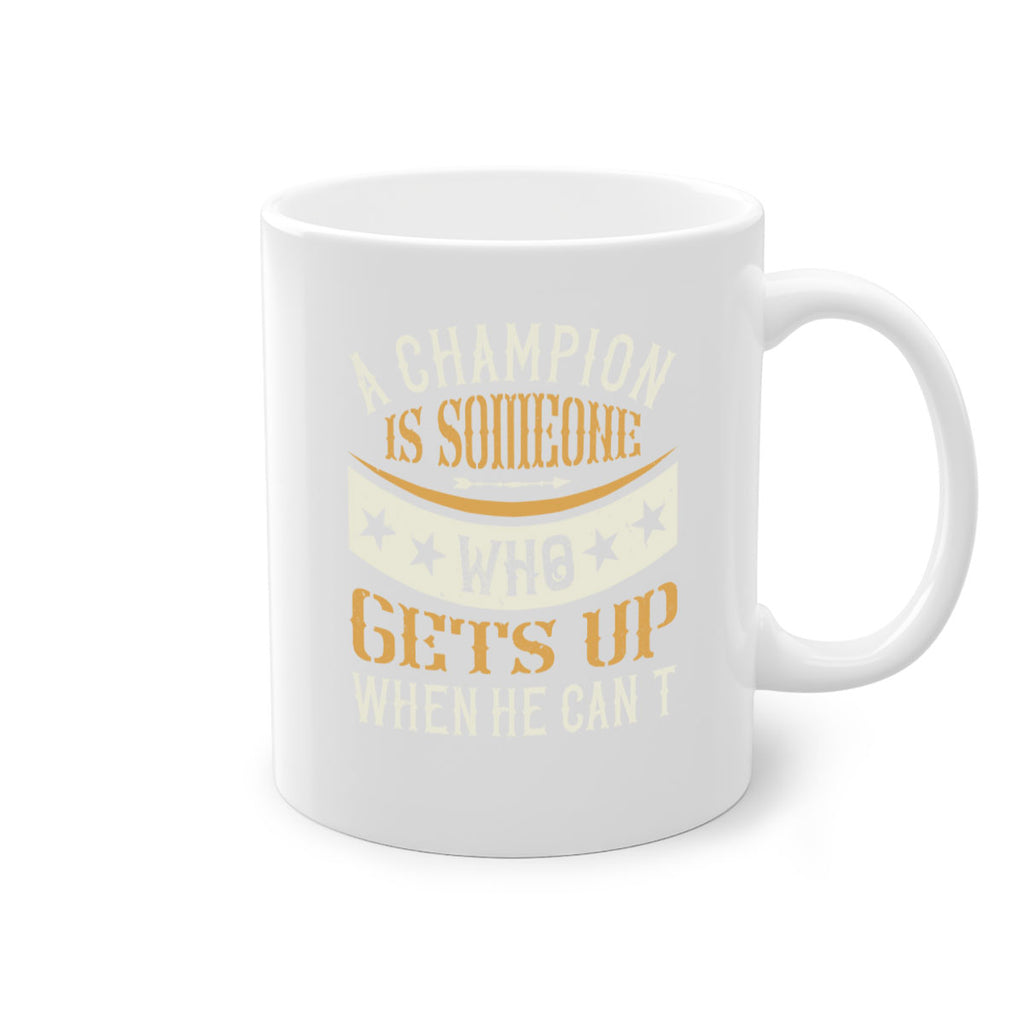 A champion is someone who gets up when he cant 2364#- boxing-Mug / Coffee Cup