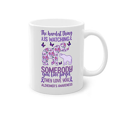 AlzheimerS Awareness Purple Elephant 16#- alzheimers-Mug / Coffee Cup