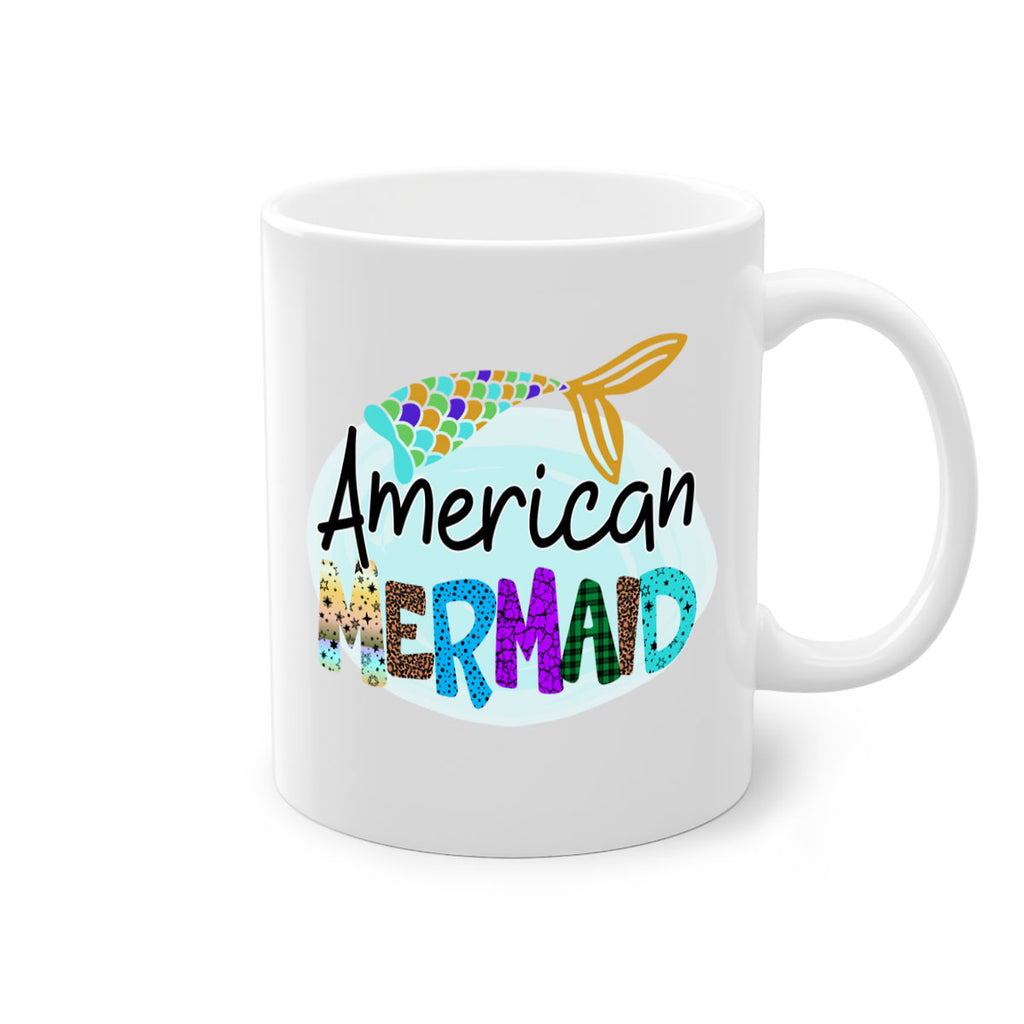 American Mermaid 14#- mermaid-Mug / Coffee Cup