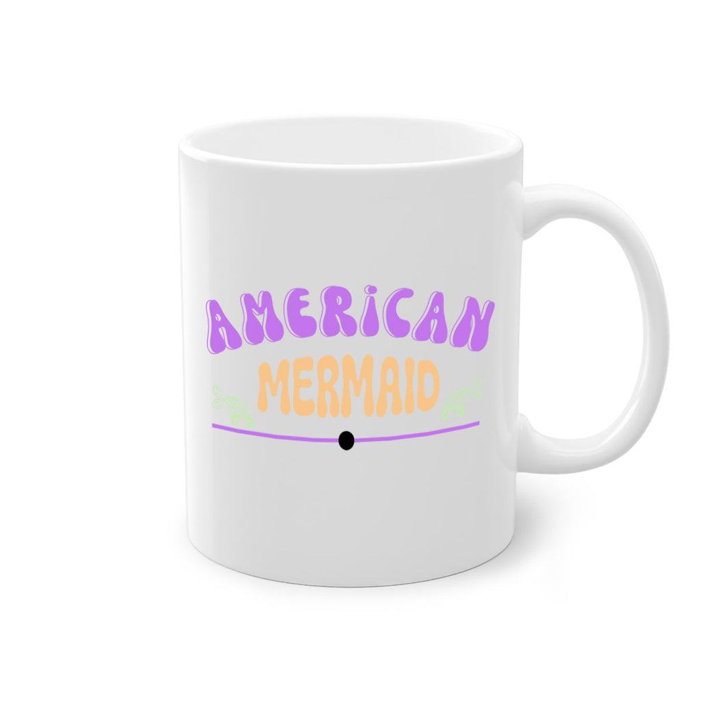 American Mermaid 16#- mermaid-Mug / Coffee Cup