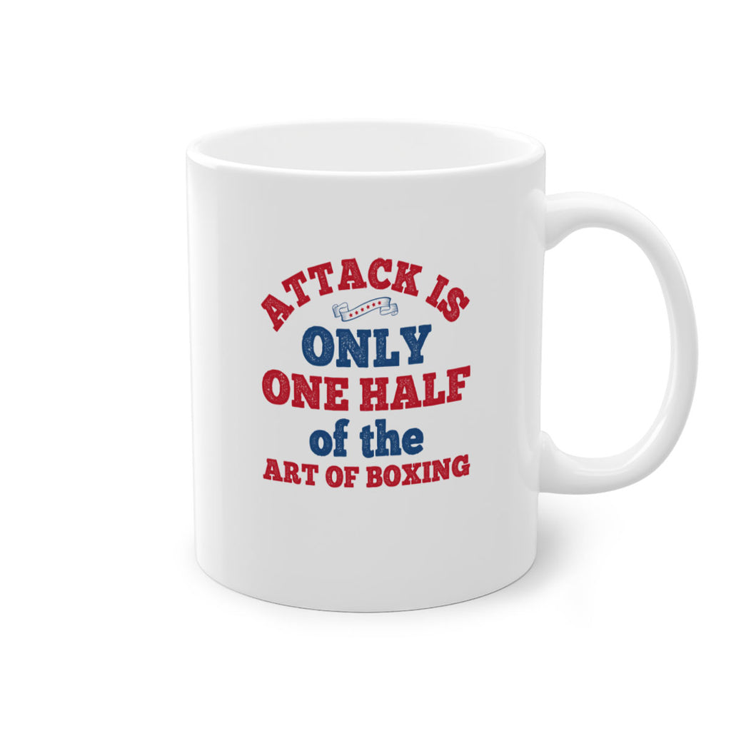 Attack is only one half of the art of boxing 1845#- boxing-Mug / Coffee Cup