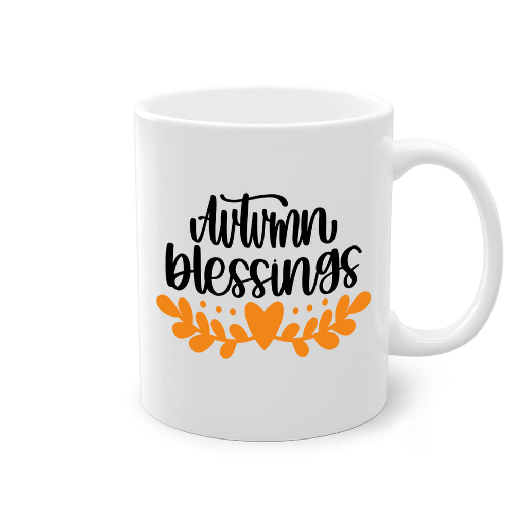 Autumn Blessings 472#- fall-Mug / Coffee Cup