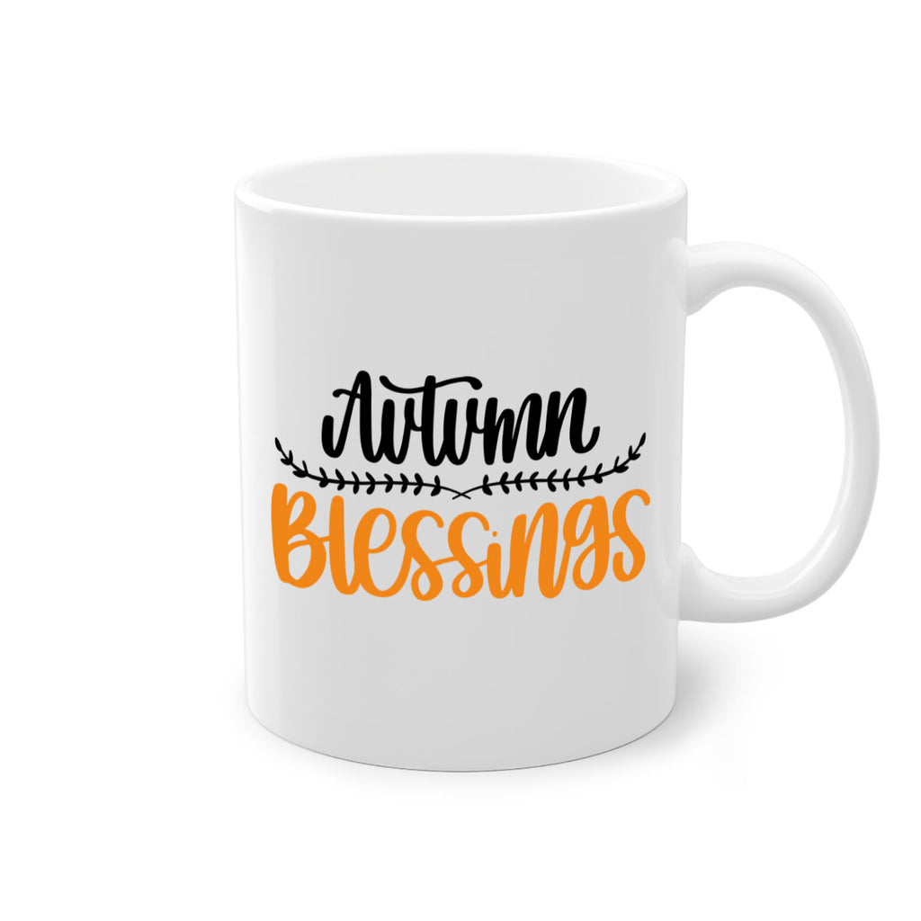 Autumn Blessings 473#- fall-Mug / Coffee Cup