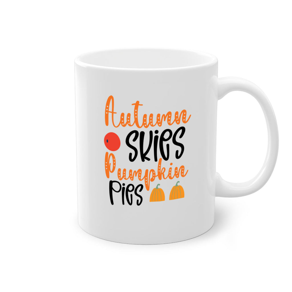 Autumn Skies Pumpkin Pies 30#- fall-Mug / Coffee Cup