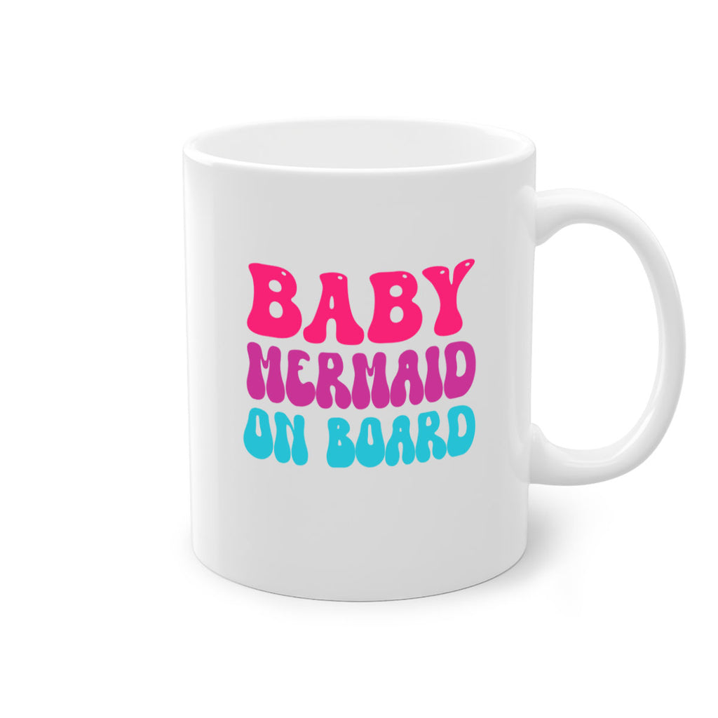 Baby Mermaid On Board 19#- mermaid-Mug / Coffee Cup