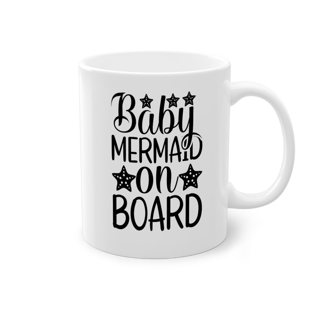 Baby Mermaid On Board 32#- mermaid-Mug / Coffee Cup