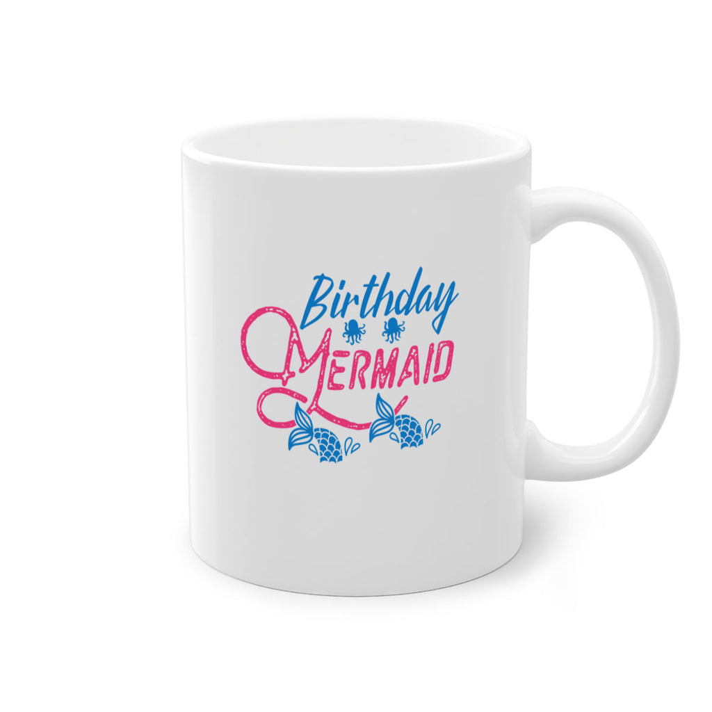 Birthday Mermaid 71#- mermaid-Mug / Coffee Cup