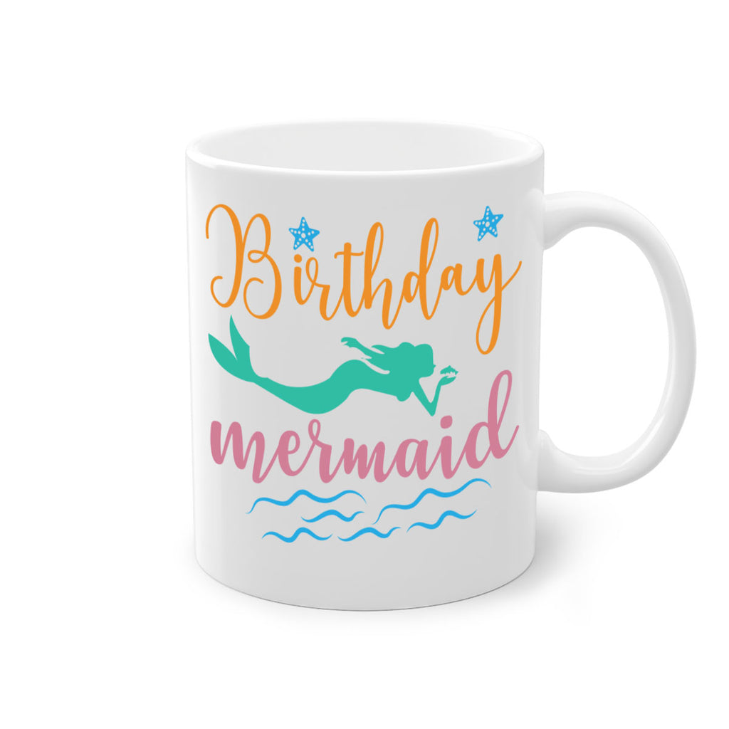Birthday Mermaid Design 79#- mermaid-Mug / Coffee Cup