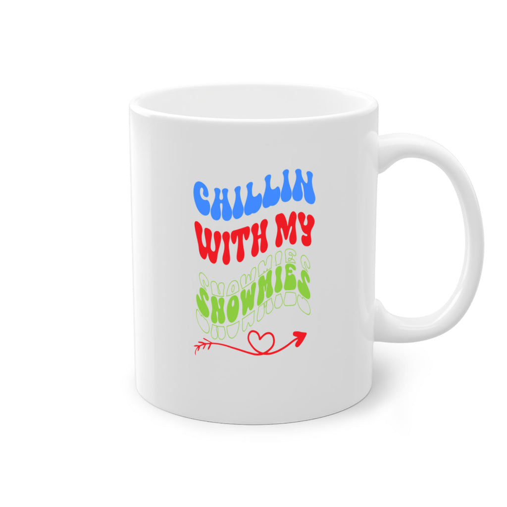 Chillin with my snowmies 42#- winter-Mug / Coffee Cup