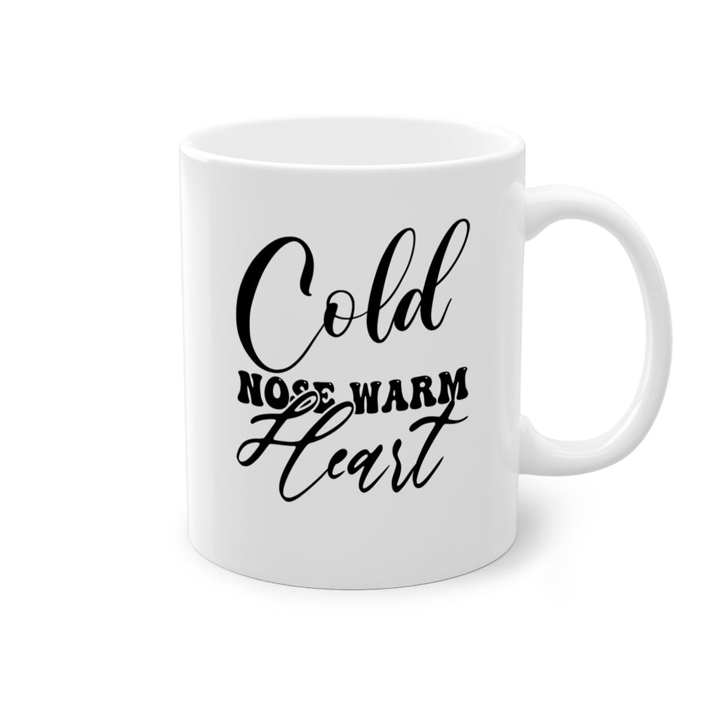 Cold nose warm heart 56#- winter-Mug / Coffee Cup