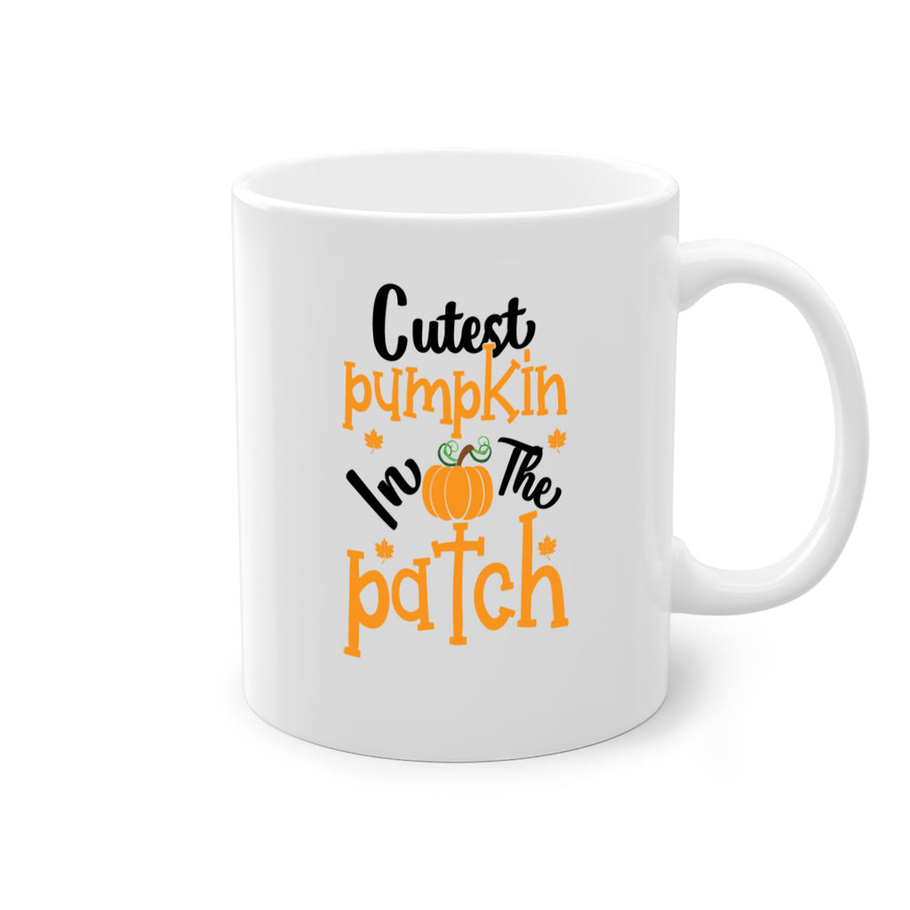 Cutestpumpkininthepatch 66#- fall-Mug / Coffee Cup