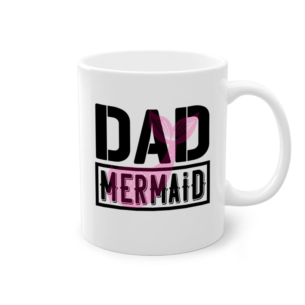 Dad mermaid 111#- mermaid-Mug / Coffee Cup