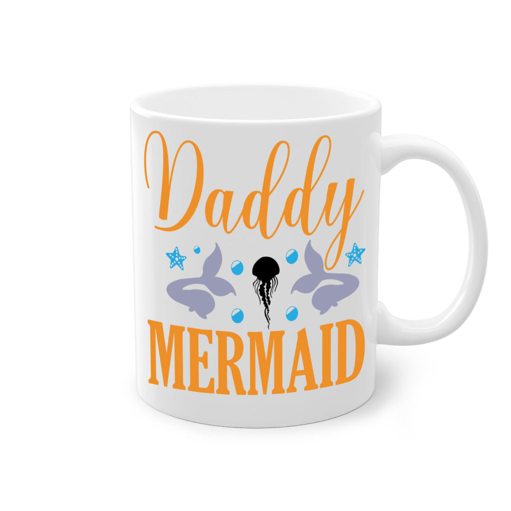 Daddy Mermaid Design 113#- mermaid-Mug / Coffee Cup