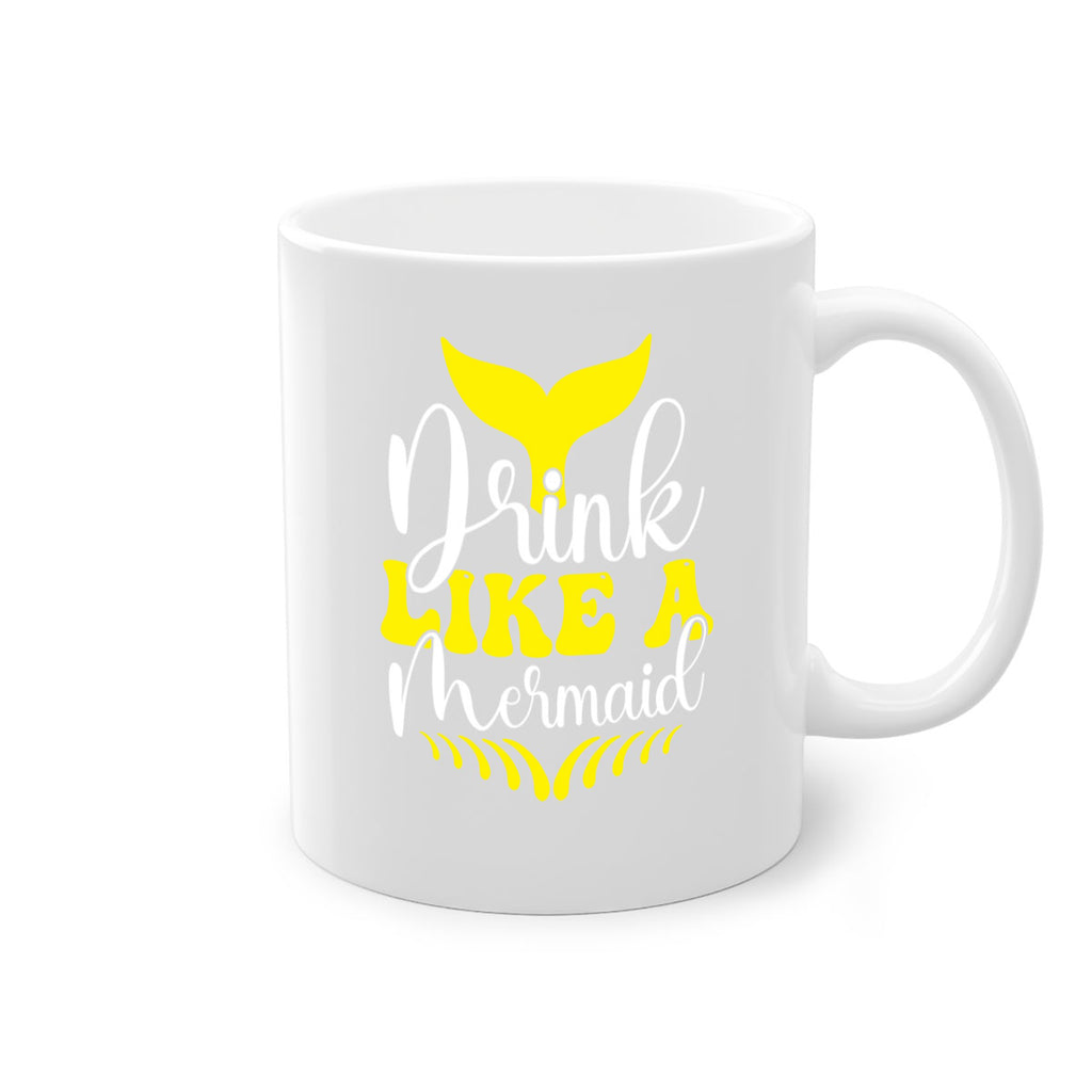 Drink Like a Mermaid 138#- mermaid-Mug / Coffee Cup