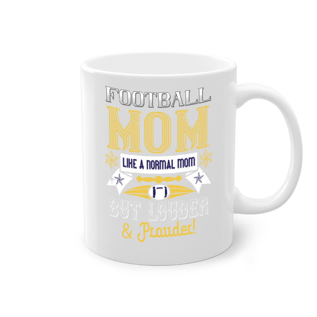 Football mom like a normal mom 1237#- football-Mug / Coffee Cup