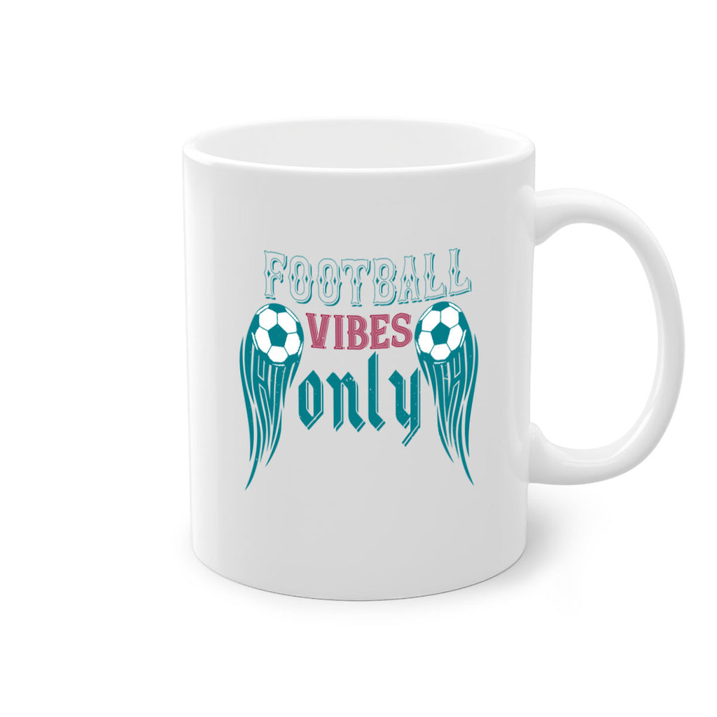 Football vibes only 1232#- football-Mug / Coffee Cup