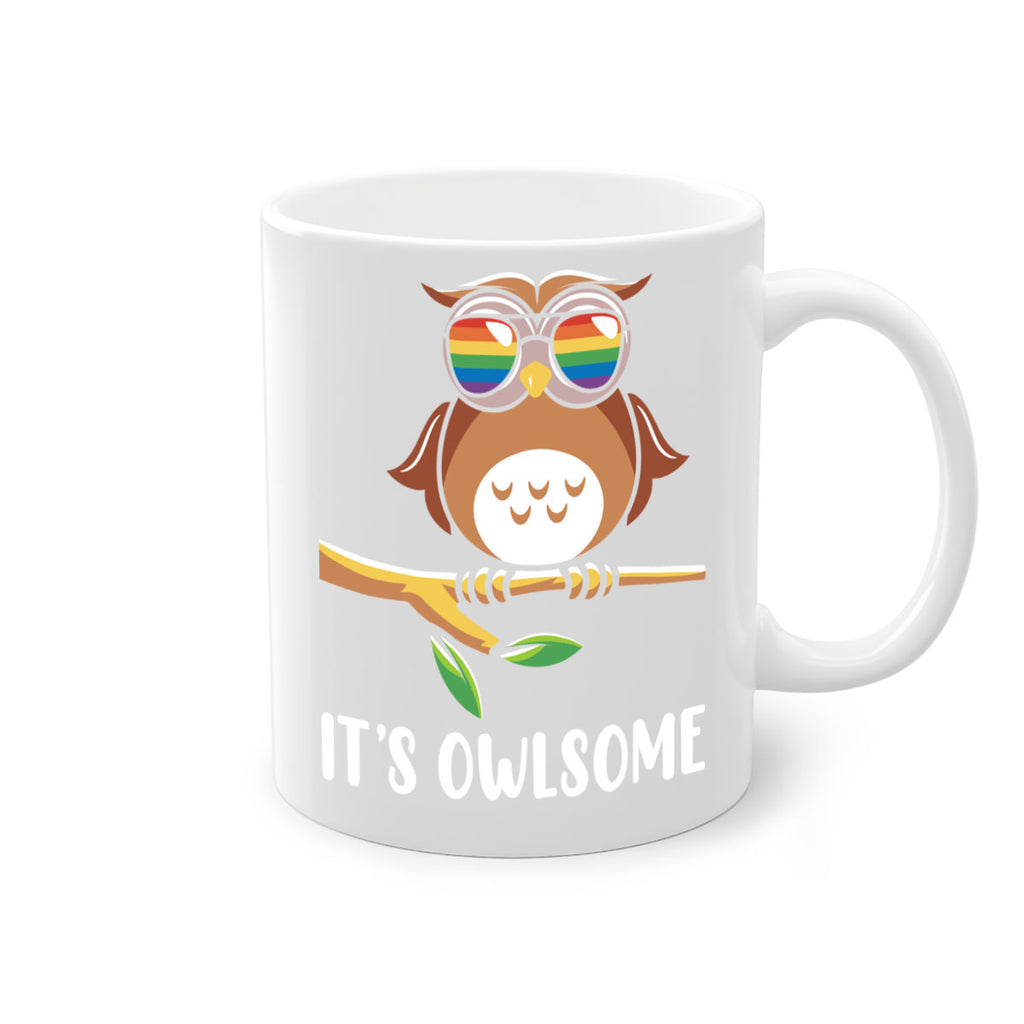 Funny Owl Gift Im Owlsome A TurtleRabbit 7#- owl-Mug / Coffee Cup