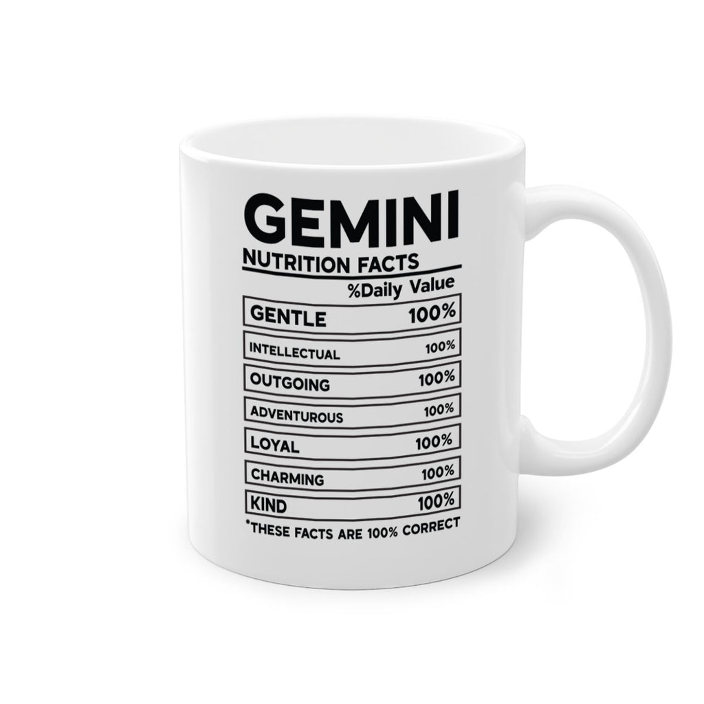 Gemini Nutrition Facts 220#- zodiac-Mug / Coffee Cup