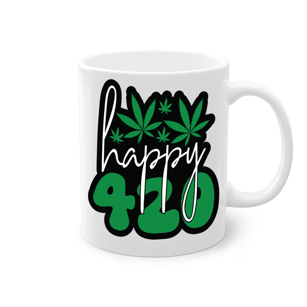 Happy 420 102#- marijuana-Mug / Coffee Cup