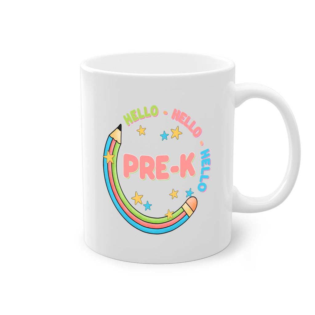 Hello PreK Pencil 4#- preK-Mug / Coffee Cup