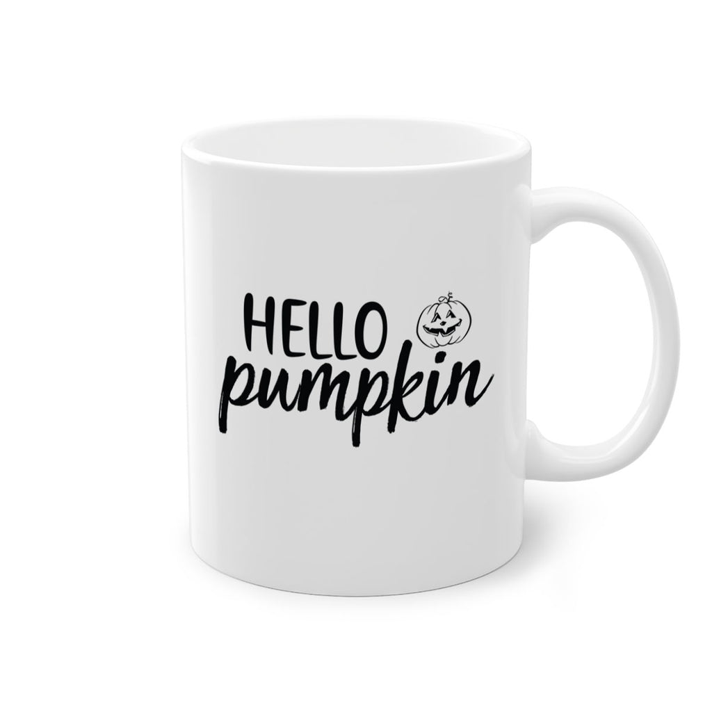 Hello Pumpkin 286#- fall-Mug / Coffee Cup