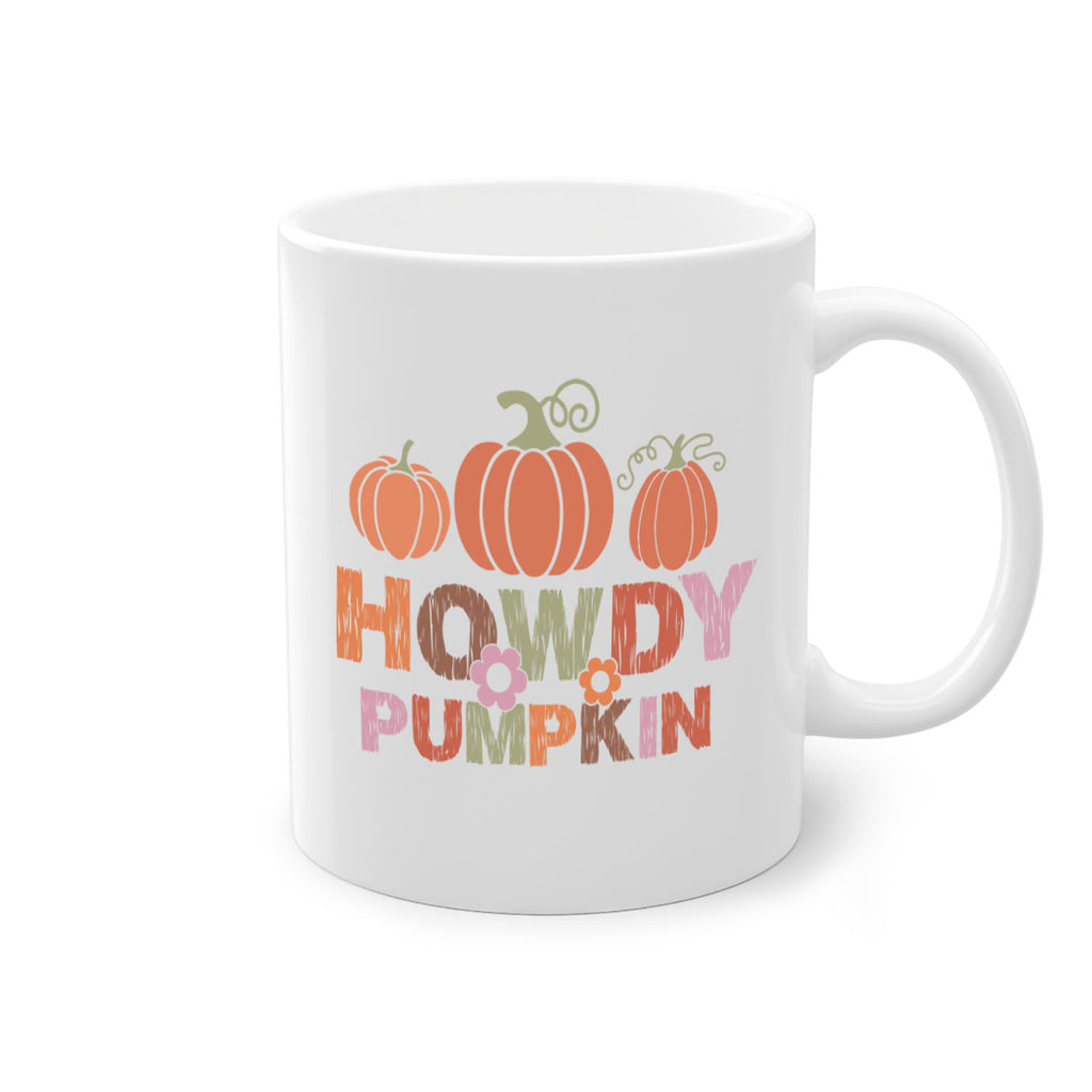 Howdy Pumpkin 321#- fall-Mug / Coffee Cup