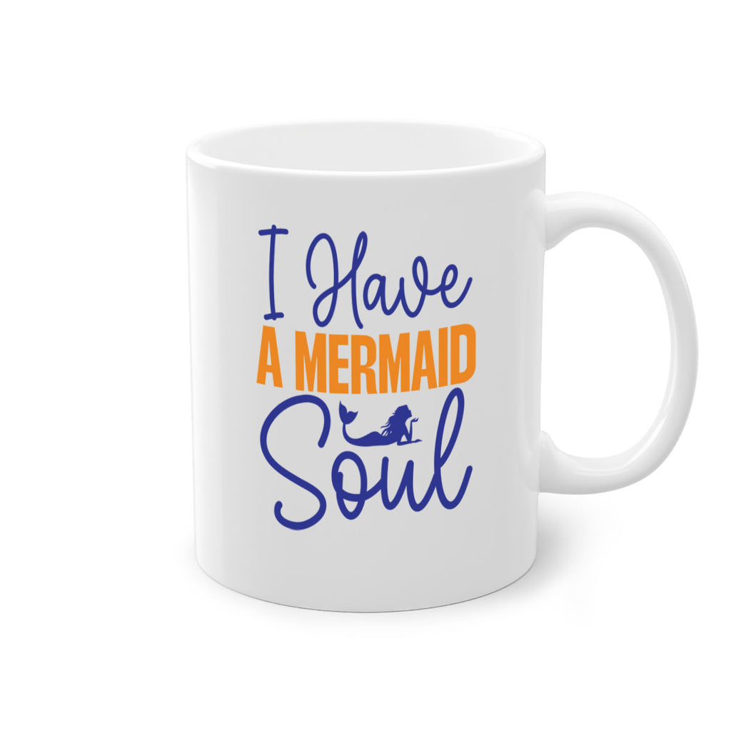 I Have a Mermaid Soul 205#- mermaid-Mug / Coffee Cup