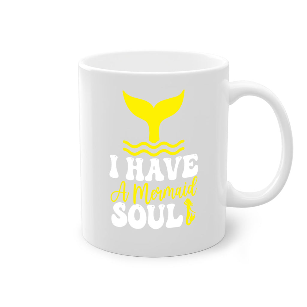 I Have a Mermaid Soul 206#- mermaid-Mug / Coffee Cup