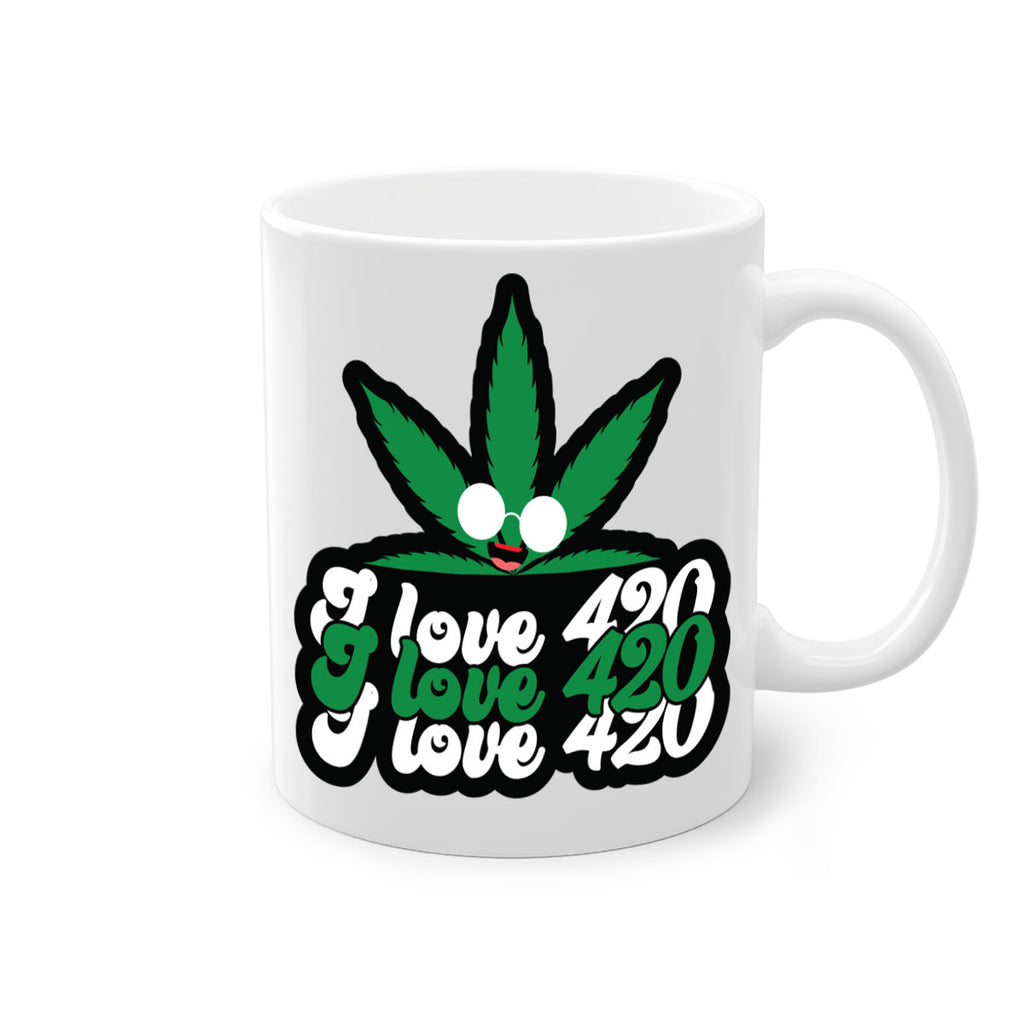I love 420 123#- marijuana-Mug / Coffee Cup