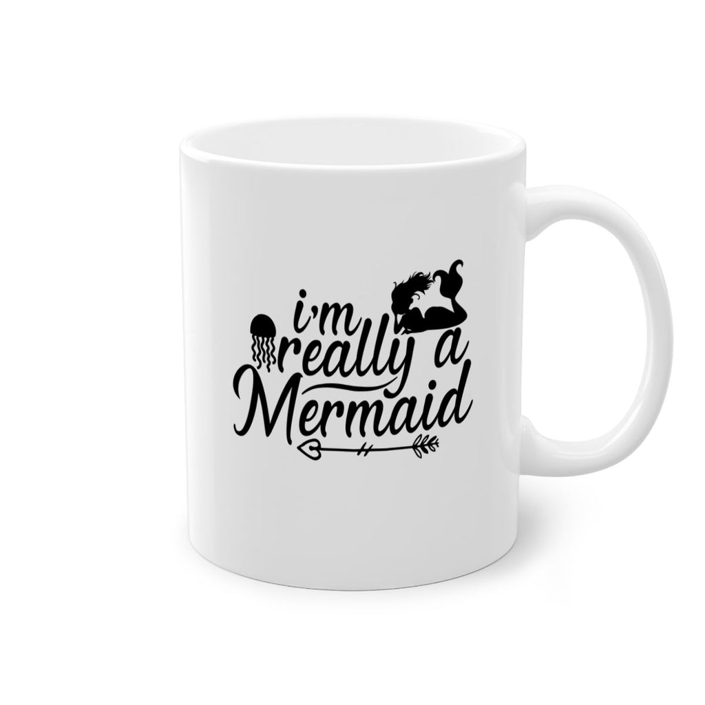 I m Really A Mermaid 213#- mermaid-Mug / Coffee Cup