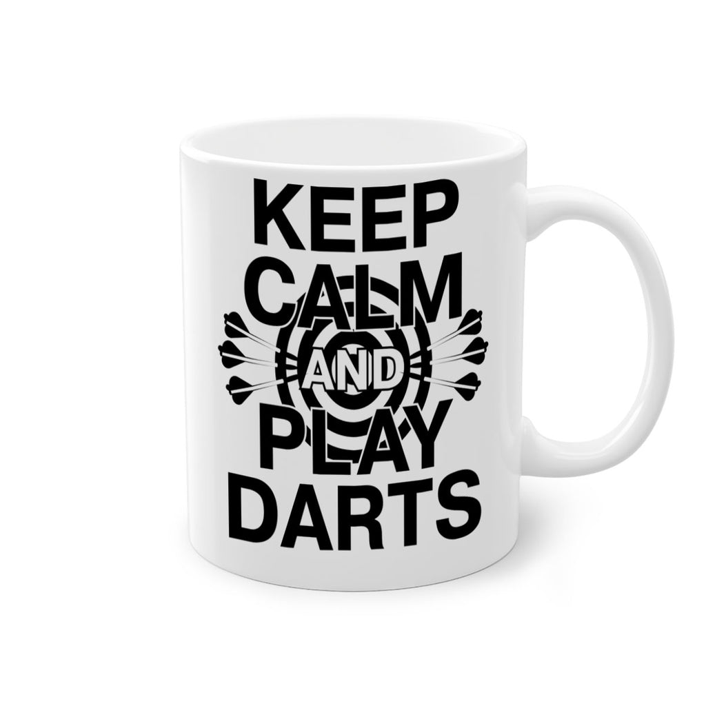 Keep calm And play Darts 961#- darts-Mug / Coffee Cup