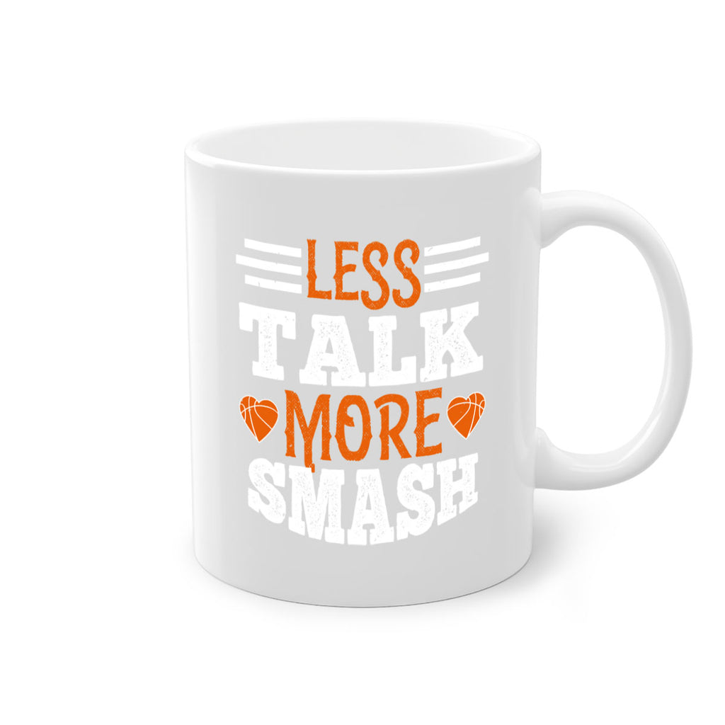 Less talk more smash 951#- basketball-Mug / Coffee Cup