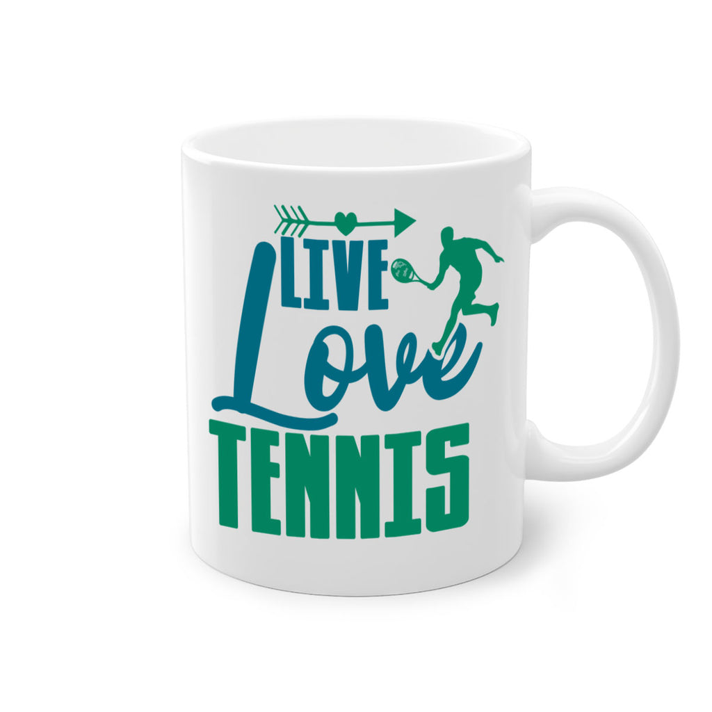 Live Love Tennis 828#- tennis-Mug / Coffee Cup