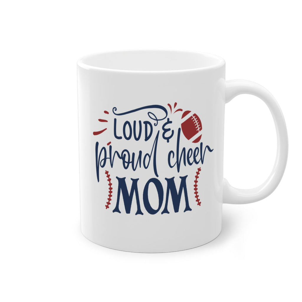 Loud proud cheer mom 1534#- football-Mug / Coffee Cup