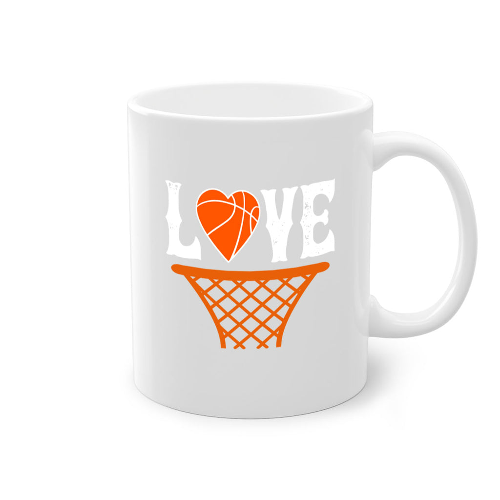 Love 704#- basketball-Mug / Coffee Cup