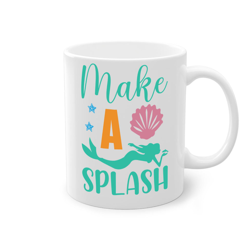 Make a Splash Design 314#- mermaid-Mug / Coffee Cup