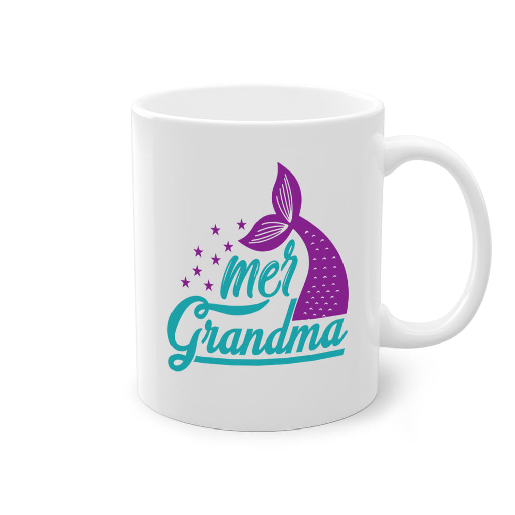 Mer Grandma 328#- mermaid-Mug / Coffee Cup