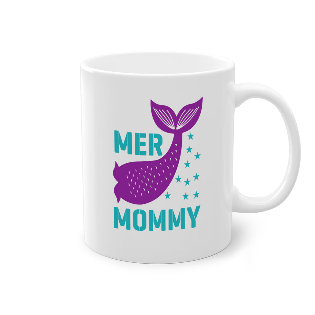 Mer Mommy 342#- mermaid-Mug / Coffee Cup