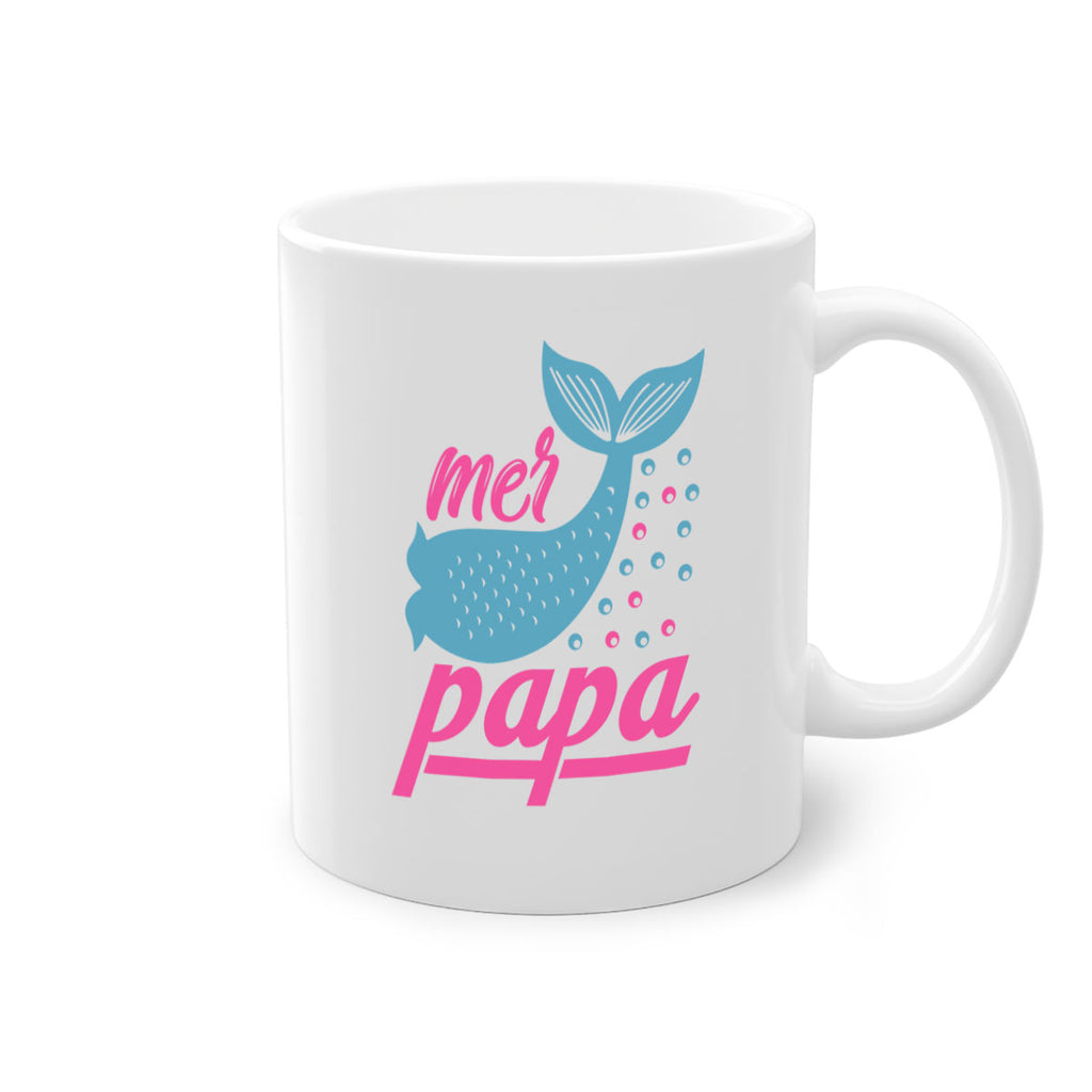 Mer Papa 344#- mermaid-Mug / Coffee Cup