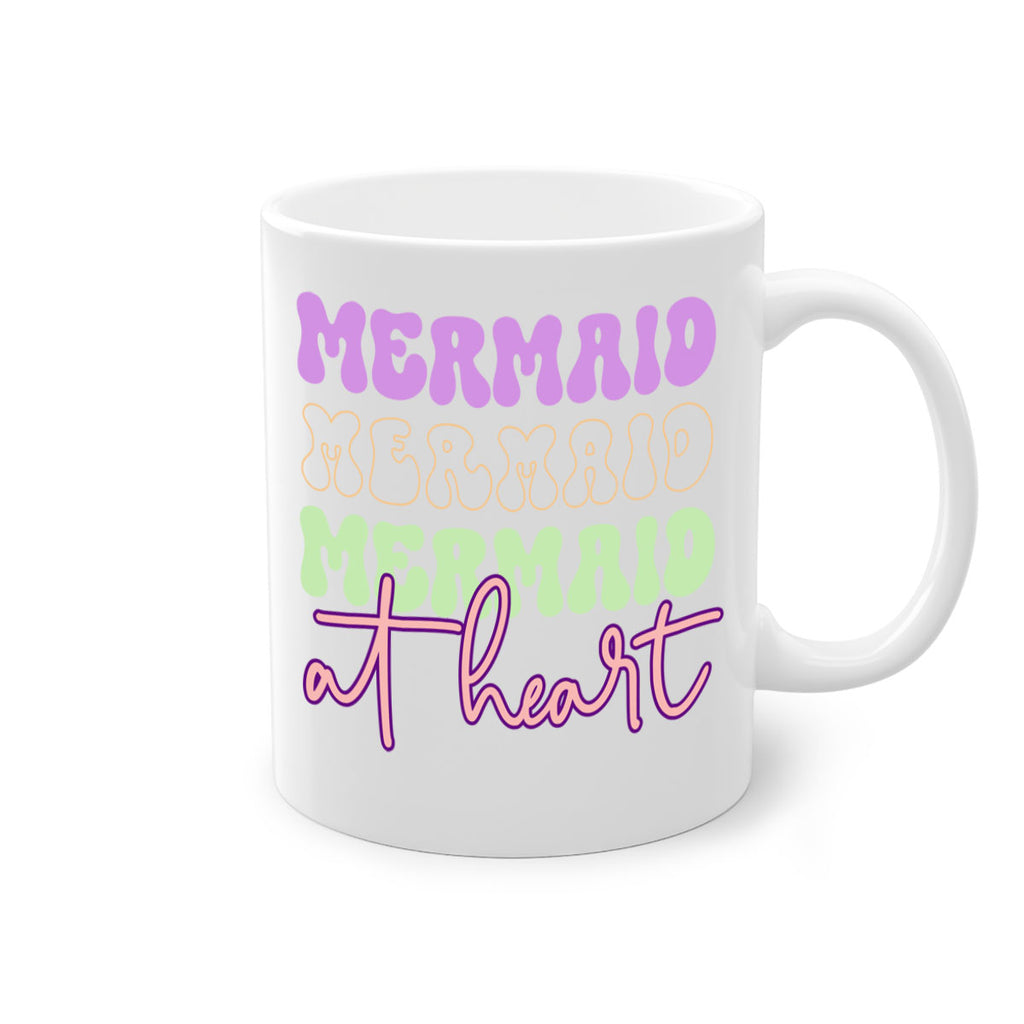 Mermaid At Heart 394#- mermaid-Mug / Coffee Cup
