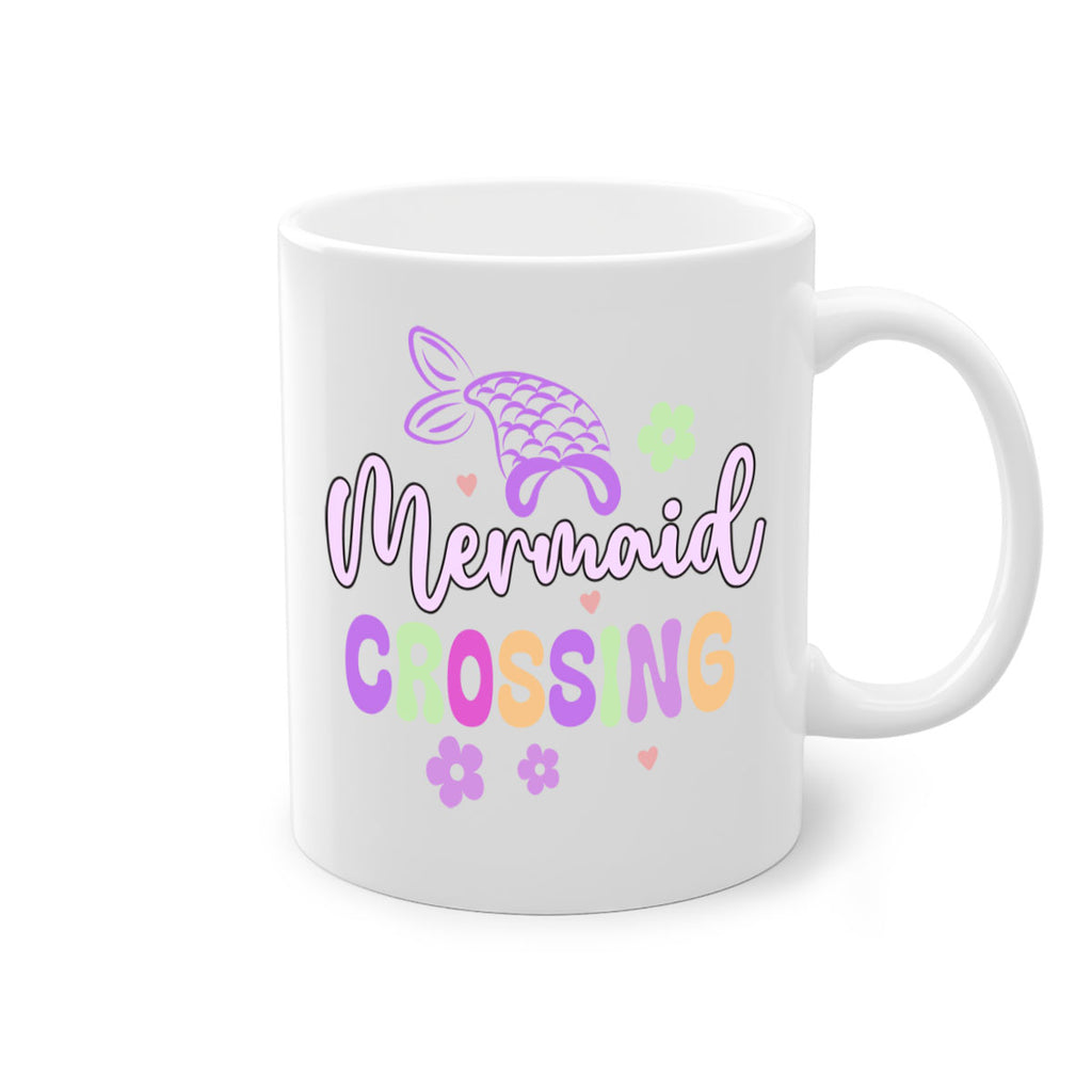 Mermaid Crossing 401#- mermaid-Mug / Coffee Cup