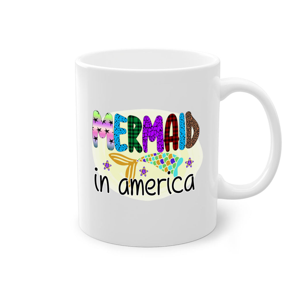 Mermaid In America 419#- mermaid-Mug / Coffee Cup