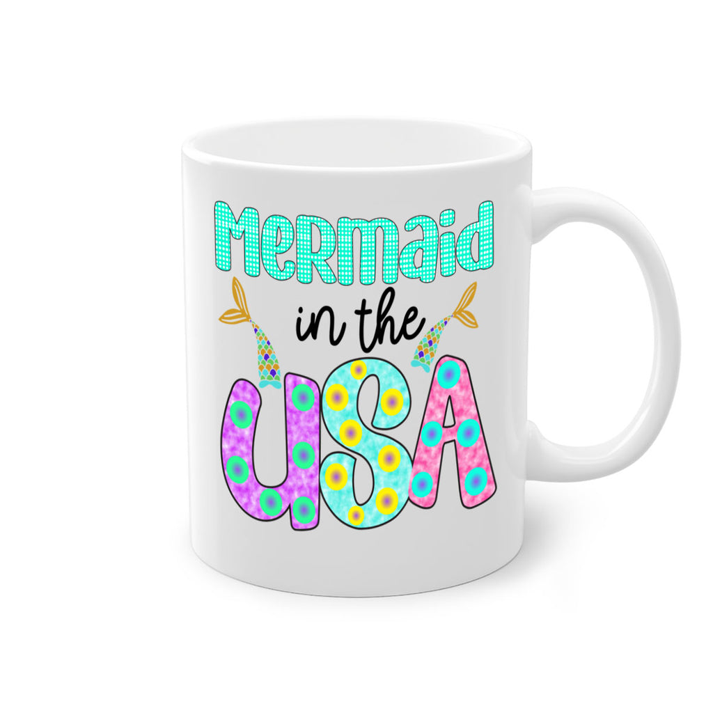 Mermaid In The Usa 421#- mermaid-Mug / Coffee Cup