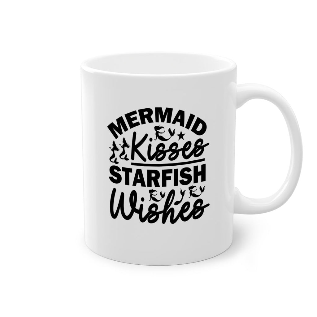 Mermaid Kisses Starfish Wishes 424#- mermaid-Mug / Coffee Cup