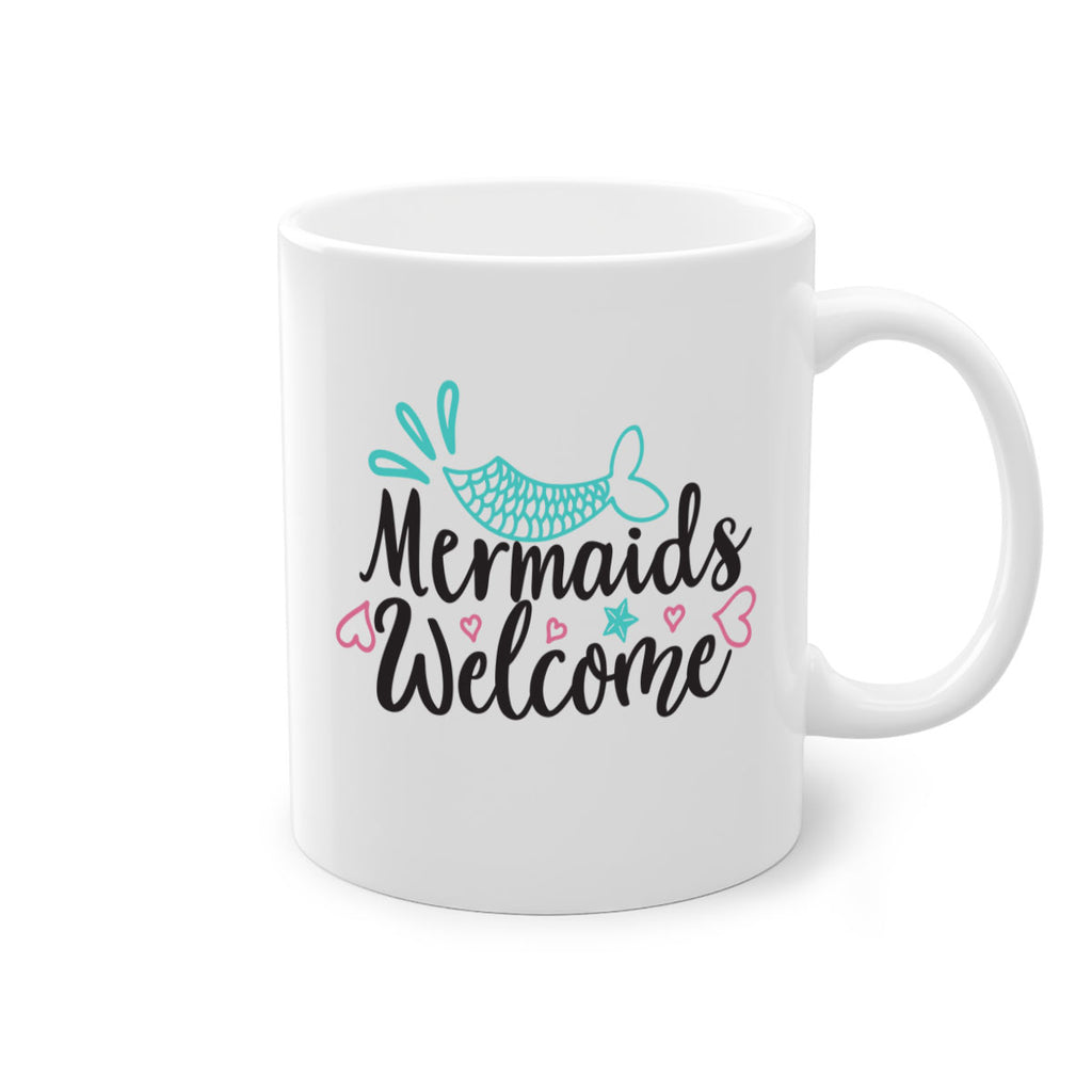 Mermaids Welcome 474#- mermaid-Mug / Coffee Cup