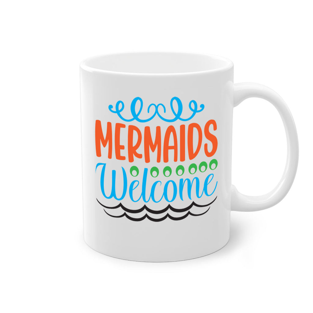 Mermaids Welcome 497#- mermaid-Mug / Coffee Cup