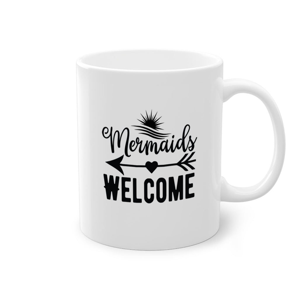 Mermaids Welcome 500#- mermaid-Mug / Coffee Cup
